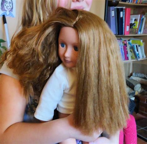 Tutorial How To Fix Frizzy Doll Hair Fix Doll Hair Doll Hair