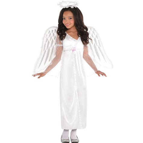 Heavenly Angel Halloween Costume For Girls Large With Headband Ebay
