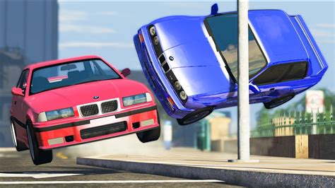 Extreme Car Crashes Compilation 191 Beamng Drive Crashdriven Youtube