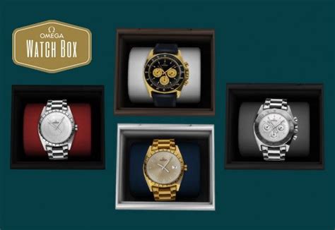 Leo 4 Sims Omega Watch Boxes Sims 4 Downloads Sims Legacy Challenge