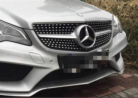 Mercedes Benz E Class Coupe W207 Installed Diamond Front Grill
