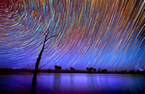 Wow Swirly Sky Photos From Australian Outback Star Trails