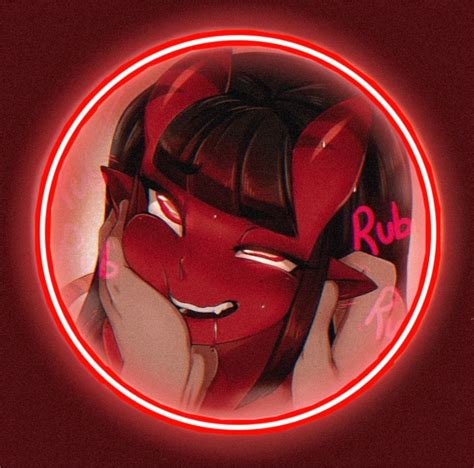 Red Anime Girl  Pfp Fotodtp