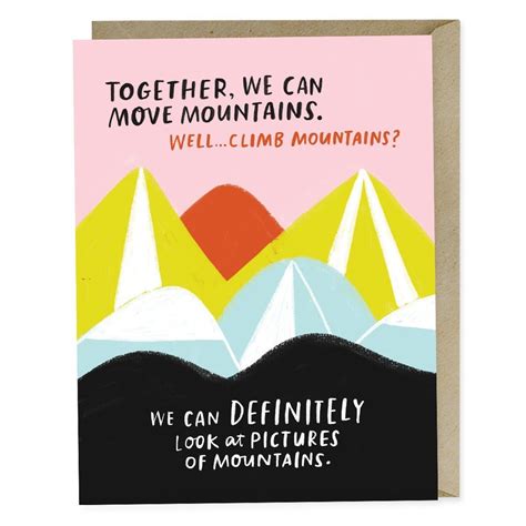 Move Mountains Card Mountain Card Valentines Day Greeting Cards