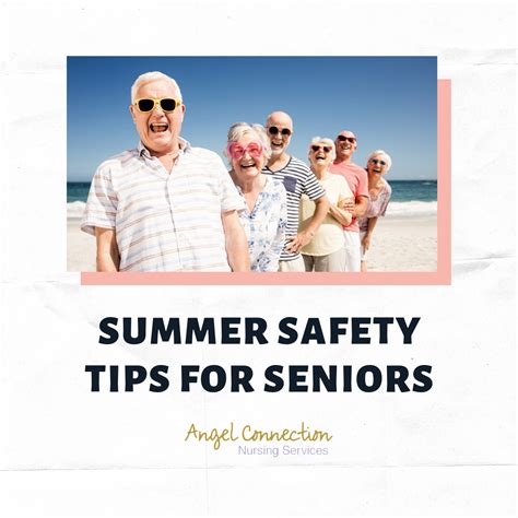 Printable Summer Safety Tips For Seniors