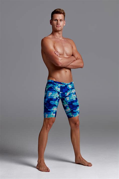 Funky Trunks Deep Impact Mens Training Jammers Aqua Swim Supplies