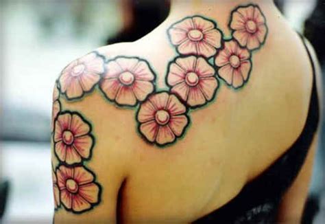 Flower Tattoo 97 Nice And Flawless Flower Tattoo Going Down From
