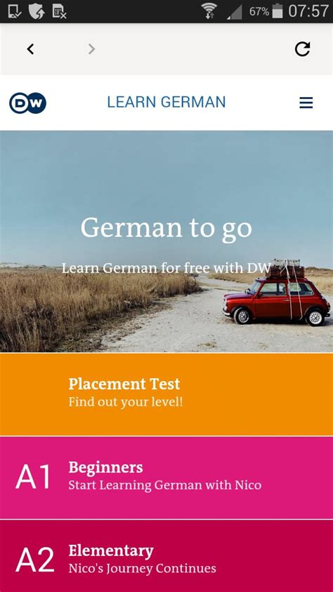 Dw Learn German A1 A2 B1 And Placement Test Apk Para Android Download