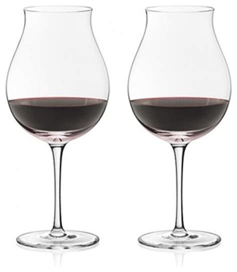 plumm vintage red b wine glass twin pack contemporary wine glasses by au
