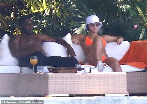 Diddy Goes Shirtless As He Relaxes In Miami Beach With A Mystery Woman WSBuzz Com