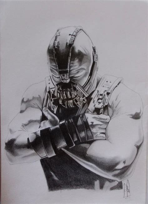 Bane Dark Knight Rises Sketch By Artiefishel79 On Deviantart