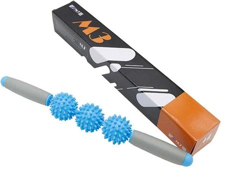 Earthhome Muscle Roller Stick Massager Deep Tissue Tight Fascia Massage Ball Relief Myofascial