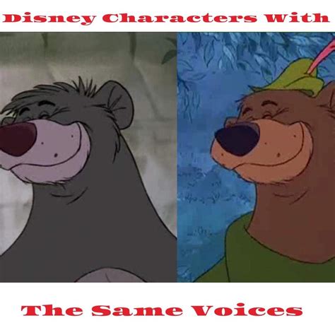 Best Disney Characters With The Same Voices Disney Amino