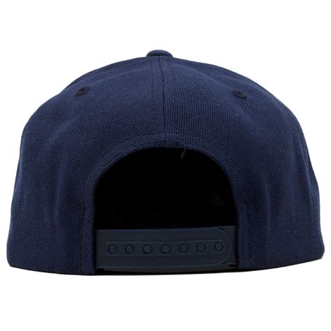 Blank Navy Blue Snapback Hat Cap Swag