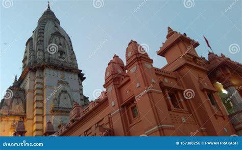Indian Hindu God Shiv Temple Known As Kashi Vishwanath Located In
