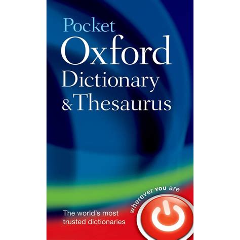 Pocket Oxford Dictionary And Thesaurus Junglelk