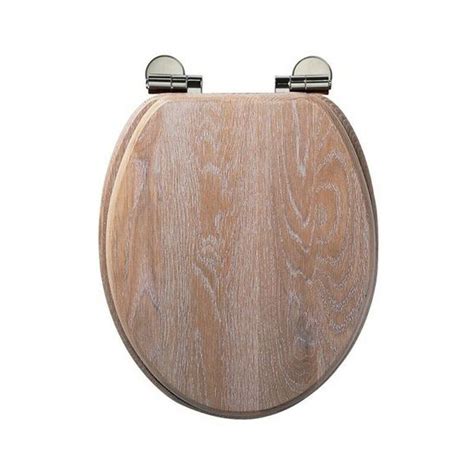 Roper Rhodes Limed Oak Wooden Soft Close Toilet Seat Top Fix Quick Release