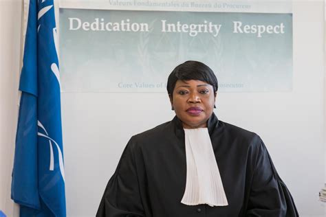 statement of icc prosecutor fatou bensouda respecting an investigation of the situation in