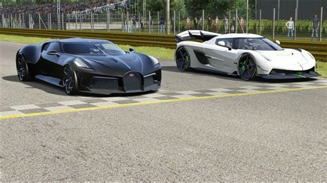 Bugatti La Voiture Noire Vs Koenisegg Jesko At Monza Full Course Em