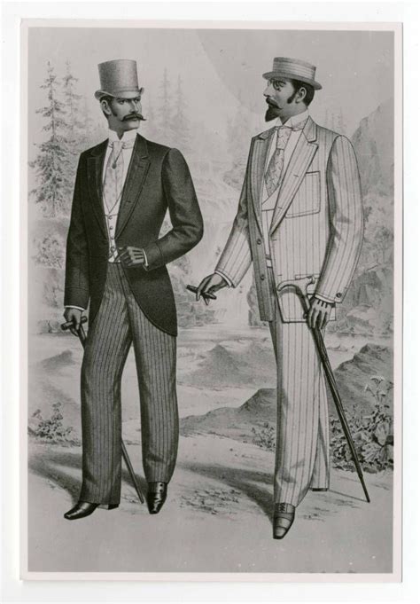 Men 1890 1900 Plate 074 Mens Fashion Illustration Fashion Plates Victorian Men