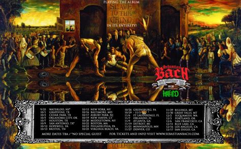 Sebastian Bachs Slave To The Grind 30th Anniversary Tour Set For
