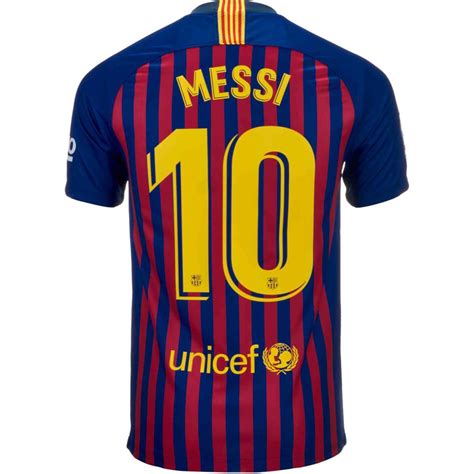 Nike Messi Barcelona Home Jersey Youth 2018 19 Soccerpro