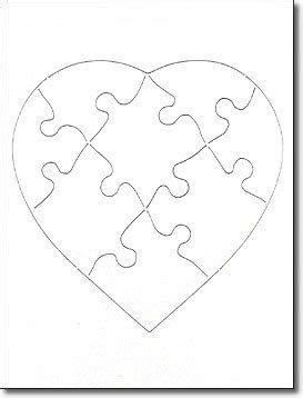 Some of these are as follows: Blank Jigsaw Puzzle 6 x 8 (8 Piece) HEART | Presentes ...