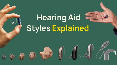Hearing Aid Styles Explained By An Audiologist Youtube