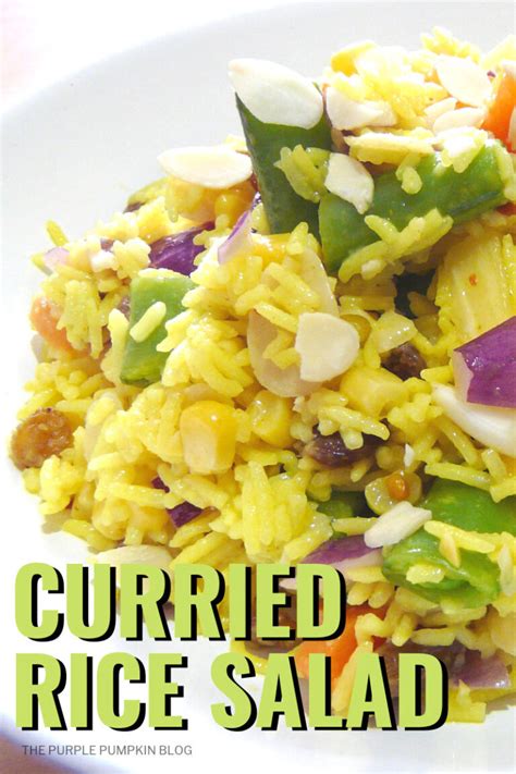 Tropical Curried Rice Salad With A Hint Of Curry Spice And A Tropical Twist