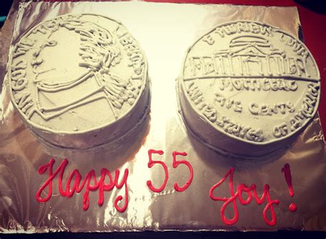 Double Nickels For A 55th Birthday 55th Birthday Party Ideas Happy