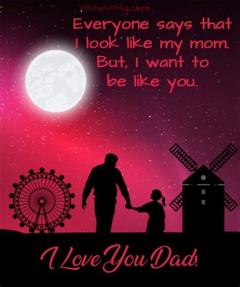 Love Messages For Dad I Love You Dad Quotes Wishesmsg Message For