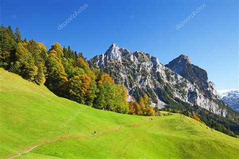 Autumn In Swiss Alps — Stock Photo © Swisshippo 4924762