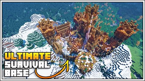 How To Build A Minecraft Ultimate Survival Base World Download
