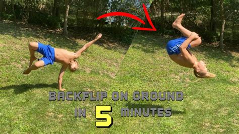 How To Learn A Backflip On Ground Get Over The Fear Youtube
