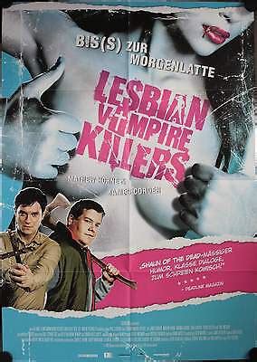 Lesbian Vampire Killers Up S To Morning Latte Video Poster A James Corden Ebay