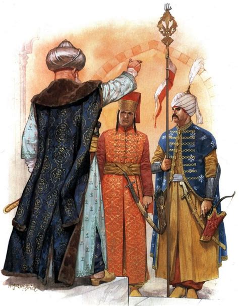 Guard Of The Ottoman Sultan In The 16th Century Ad Historical