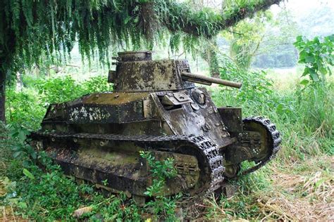 Japanese Tank Type 89 Yi Go In Bougainville Still Japanese Tanks