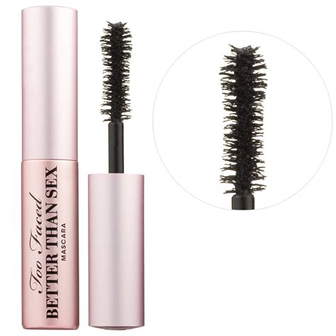 ranking top2 too faced better than sex black mini mascara new deluxe travel 0 13 oz