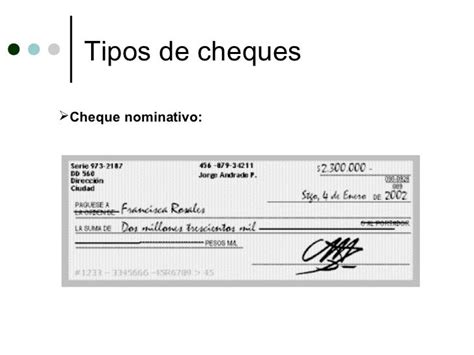 El cheque