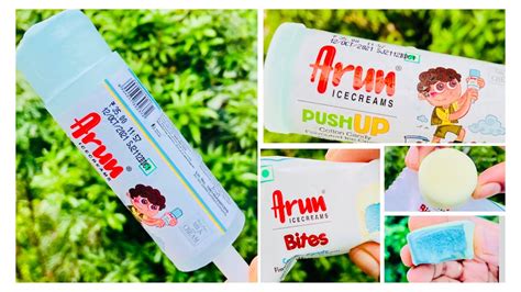 Arun Ice Creams Push Up Cotton Candy Flavoured Ice Cream Cotton Candy Flavoured Bites