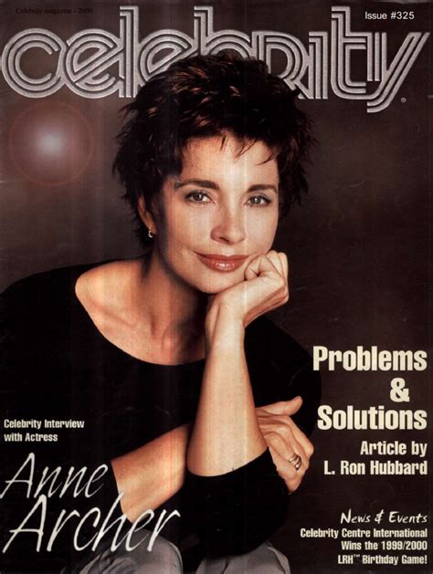 Magazine Article Celebrity Interview With Actress Anne Archer 2000