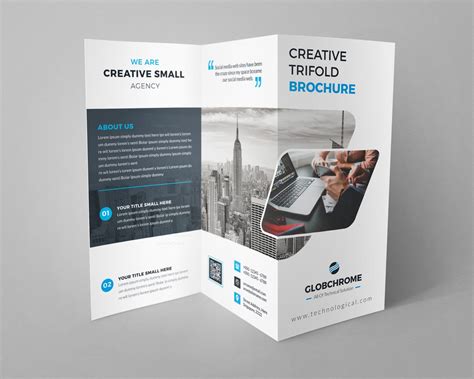 Minsk Professional Creative Tri Fold Brochure Design 001691 Template
