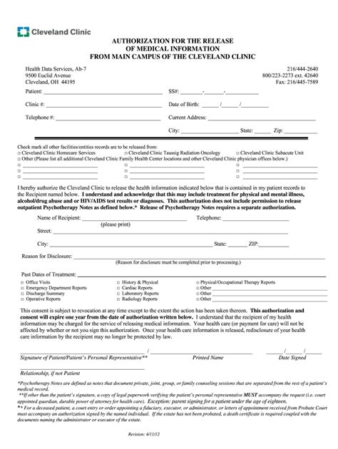 Cleveland Clinic Doctors Note Template Fill Out Sign Online Dochub