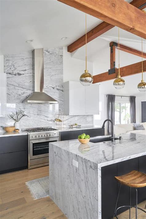 Marble latest modern kitchen trends 2021. New Trends for Modern Kitchens 2021 - EKitchenTrends