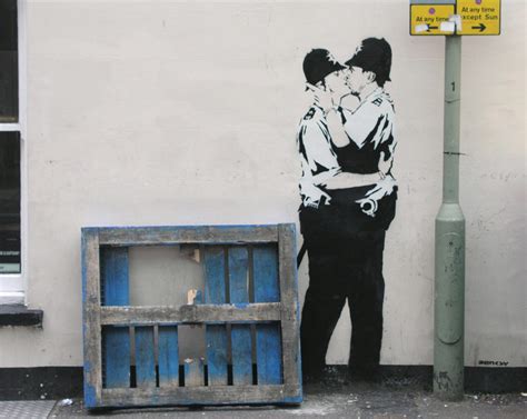 Kissing Coppers Banksy Photo 439797 Fanpop