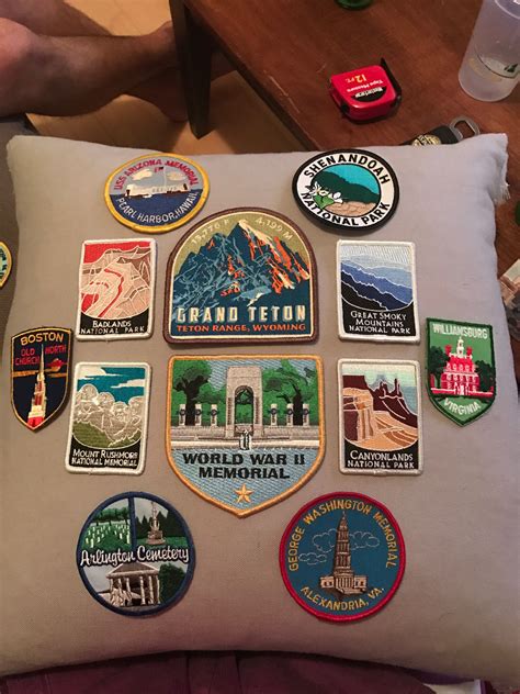 National Parks Diy T For My Mom Used Patches From Every Park Shed