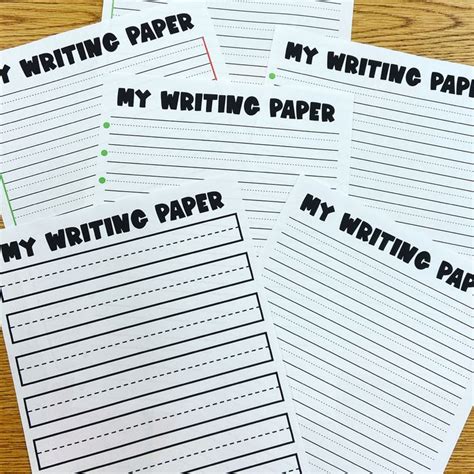 Differentiated Writing Paper