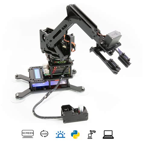 Adeept Rasparm 4 Dof Robotic Arm Kit For Raspberry Pi 43 Model Bb2b