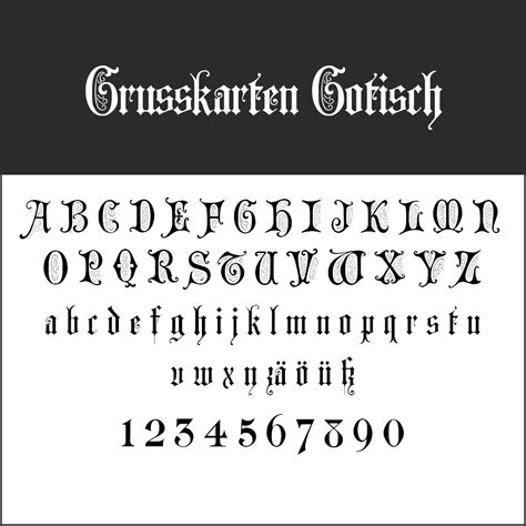 Gotische Schrift Fonts Zum Kostenlosen Download