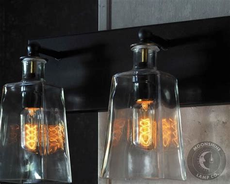 1800 Tequila Bottle Wall Sconce Vanity Light With Vintage Etsy Vodka